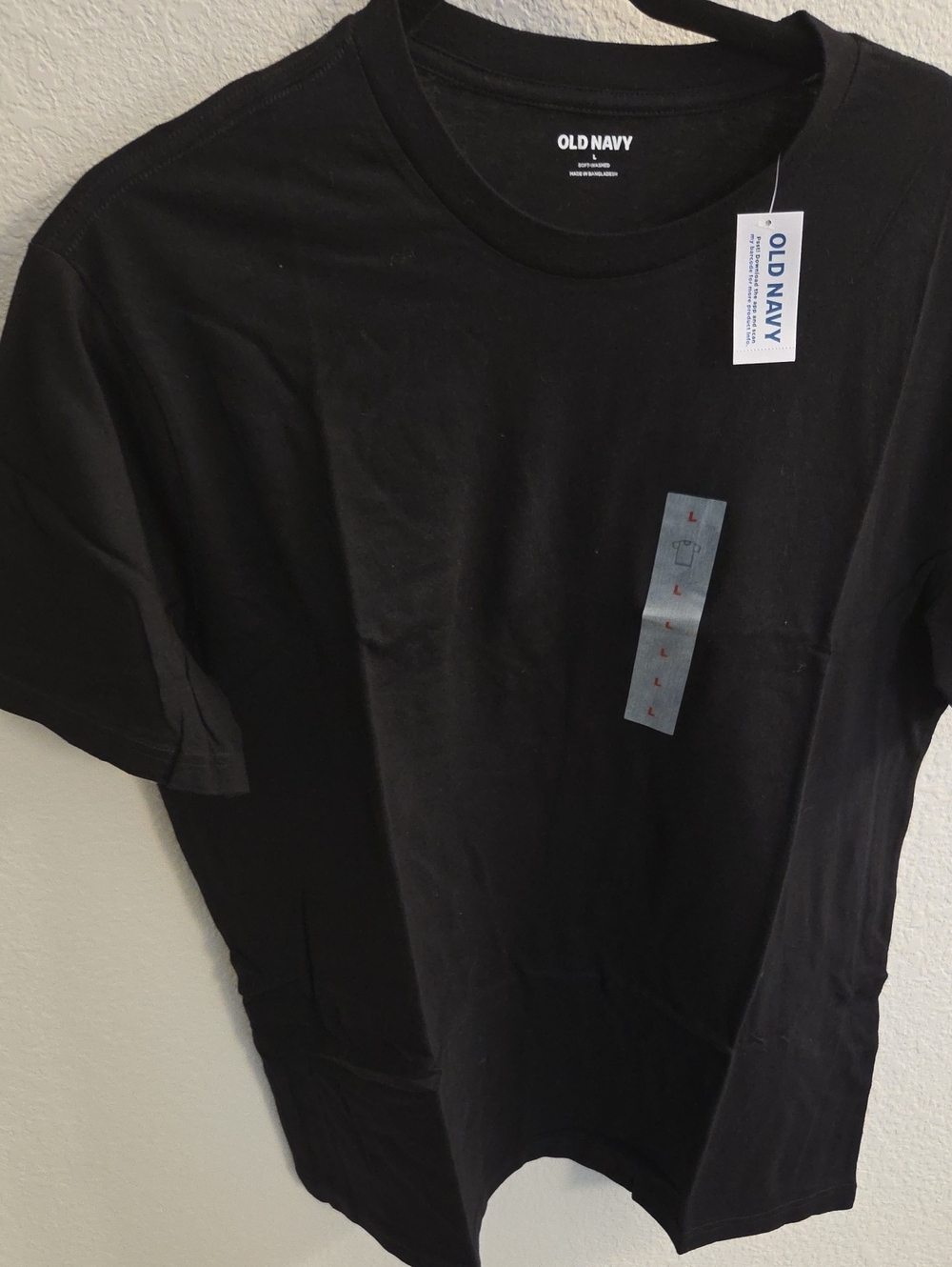 Old Navy Black Short-Sleeve Crewneck Tee